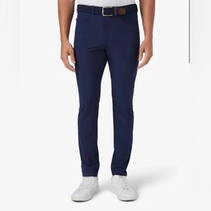 Mizzen+Main Helmsman Slim Pants Navy Blue 29x30 Performance Dress Slacks